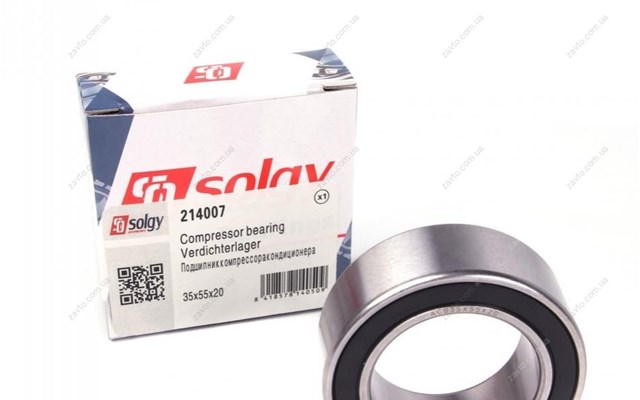 Łożysko sprzęgła sprężarki klimatyzacji Solgy 214007 cena, od 17,47 USD
