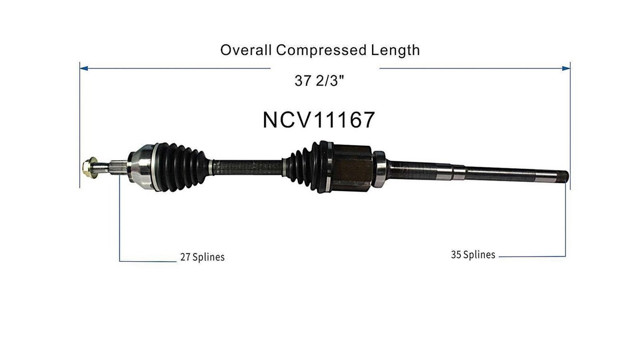 Półoś napędowa przednia prawa GSP NCV11167 cena, od 231,37 USD