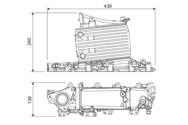 Kolektor ssący VALEO 818683 cena, od 281,96 USD
