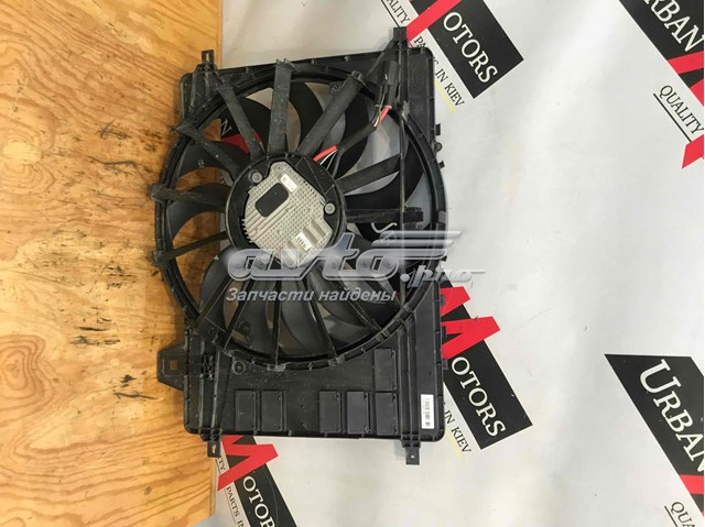 Dyfuzor chłodnicy, w komplecie z silnikiem i wirnikiem LR099669 Land Rover