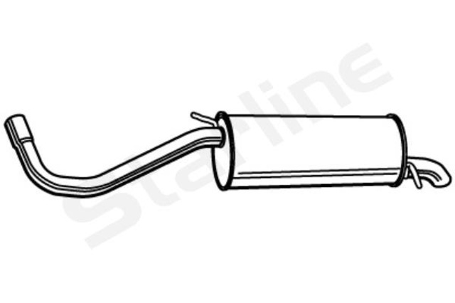 Tłumik, tylna część Starline 4016402 cena, od 68,59 USD