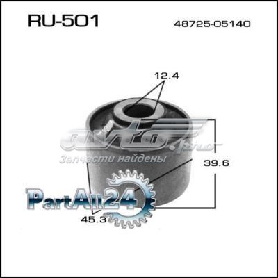 RU501 Masuma Silentblock czopu tylnego