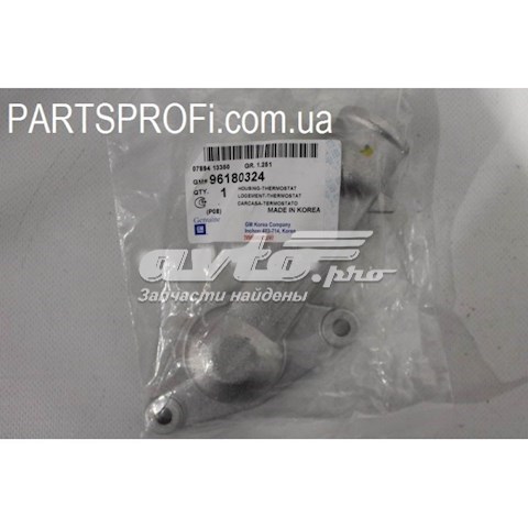 Do koszyka 96180324 General Motors Obudowa termostatu