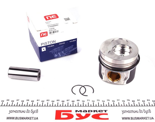 130050003321 NE/NPR Tłok, komplet na 1 cylinder, 2. naprawa (+0,50)