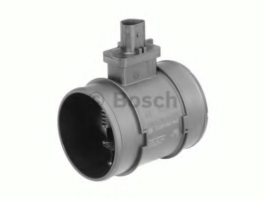 Czujnik przepływu powietrza, przepływomierz powietrza M.A.F. 281002940 Bosch
