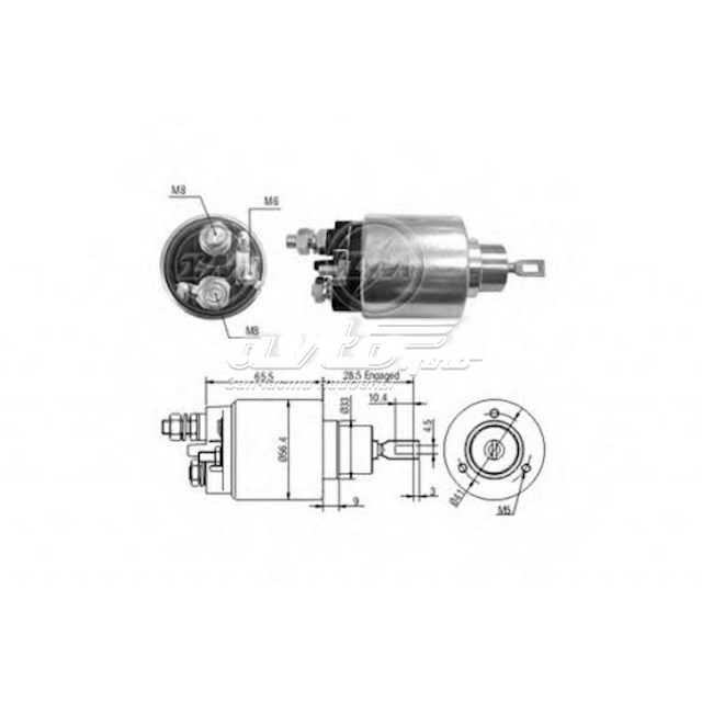 ZM2479 ZM elektromagnes rozrusznika