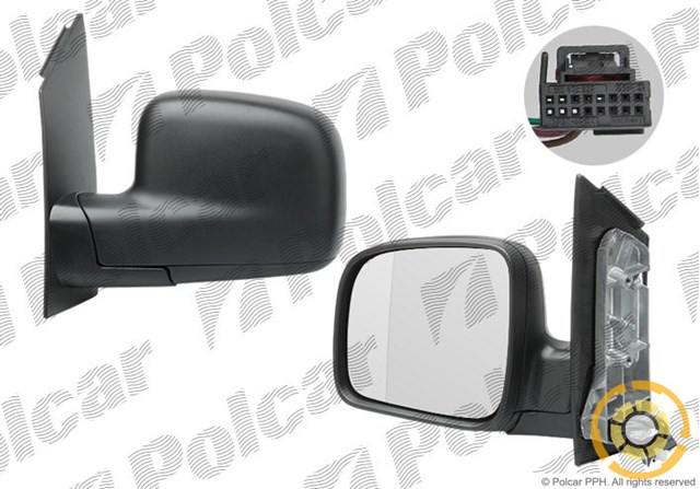 9575514E Polcar Nakładka (pokrywa) lusterka wstecznego lewa