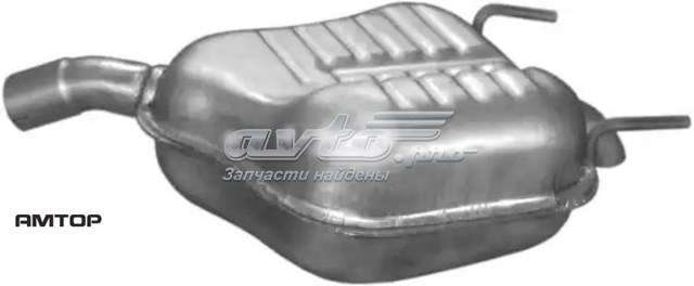 Tłumik, tylna część do Opel Vectra C 