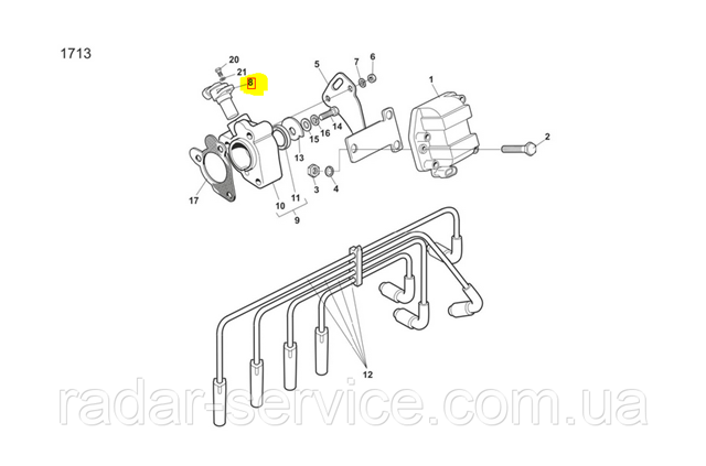 Czujnik położenia wałka rozrządu ZAZ 483855000 cena, od  