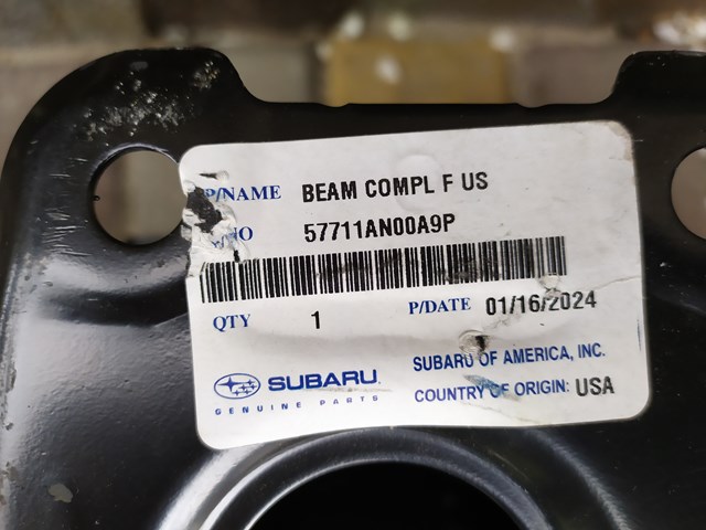Wzmocnienie zderzaka przedniego 57711AN00A9P Subaru