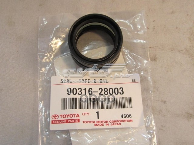 Uszczelniacz półosi prawej mostu przedniego Toyota 9031628003 cena, od 5,48 USD