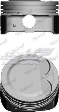 8742480700 Nural Tłok, komplet na 1 cylinder, 2. naprawa (+0,50)