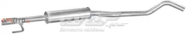 Do koszyka 17530 Polmostrow Tłumik, tylna część