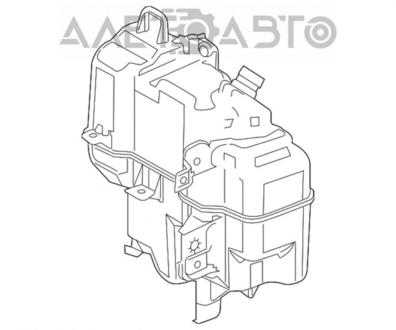 Do koszyka GJR967481A Mazda Zbiorniczek spryskiwacza szyb