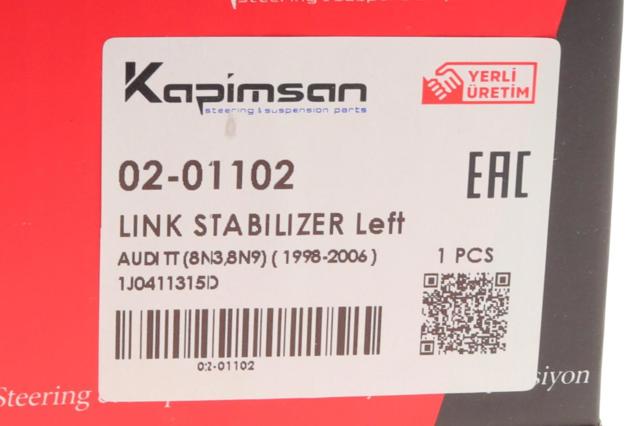 Łącznik stabilizatora przedniego lewy Kapimsan 0201102 cena, od 14,10 USD