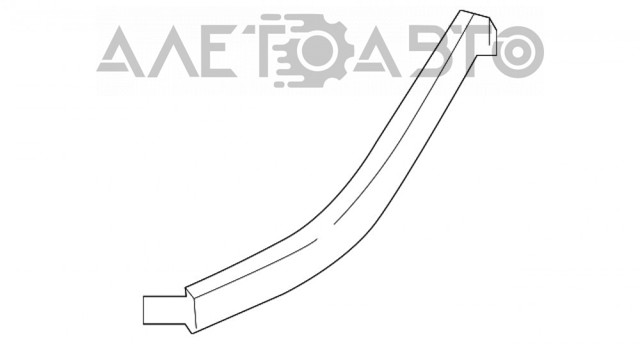 Listwa ochronna zderzaka przedniego lewa FP4827915 FPS
