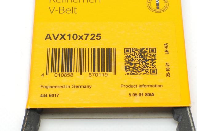 AVX10X725 Continental/Siemens Pas napędowy mechanizmów