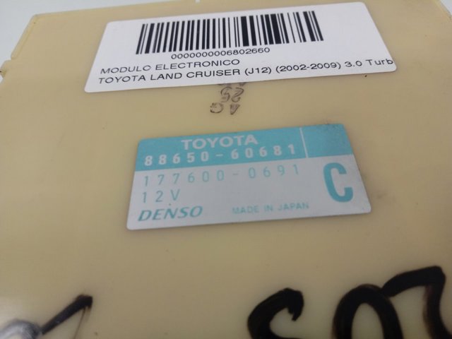8865060681 Toyota Sterownik trybów ogrzewania/klimatyzacji