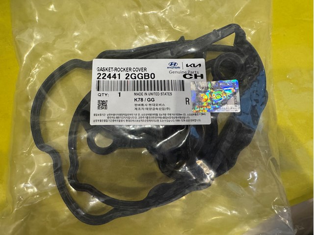 Do koszyka Uszczelka pokrywy zaworowej silnika Hyundai Elantra VI AD