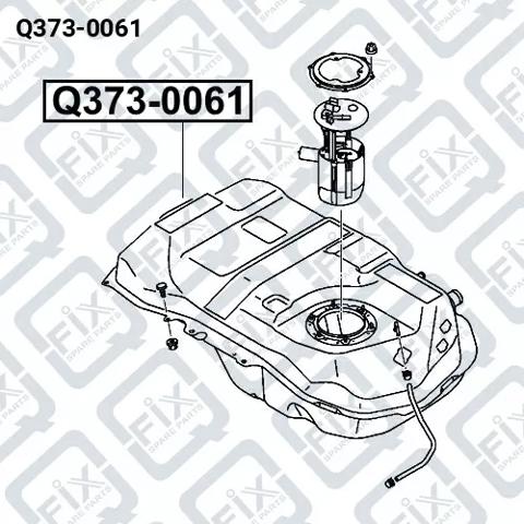 Do koszyka Q3730061 Q-fix Zbiornik paliwa