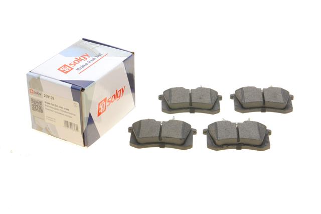 Okładziny (klocki) do hamulców tarczowych tylne Solgy 209109 cena, od 23,21 USD
