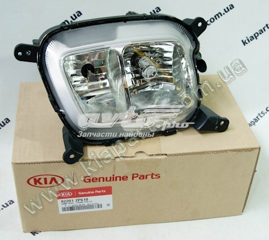 Lampa przeciwmgielna lewa 922012P610 Hyundai/Kia