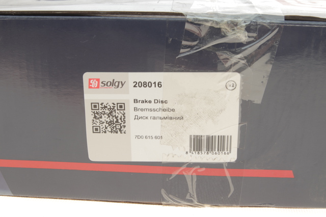 Tarcza hamulcowa tylna Solgy 208016 cena, od 39,33 USD