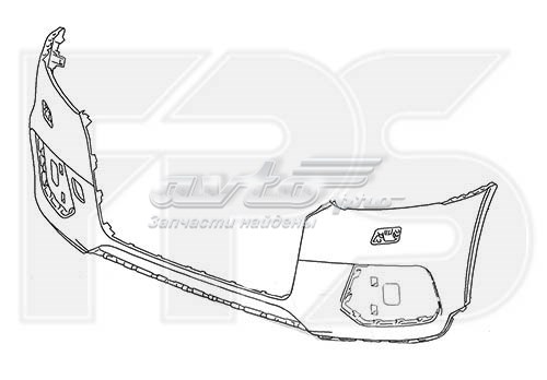 Zderzak przedni FPS FP1218900P cena, od 113,82 USD