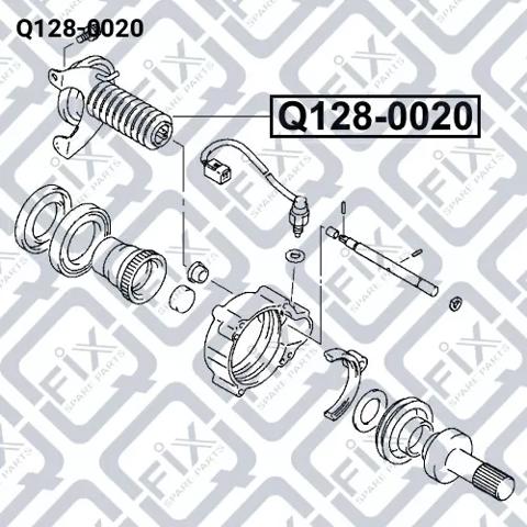 Sprzęgło załączania napędu przedniego Q-fix Q1280020