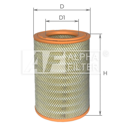Filtr powietrza Alpha Filter AF0181 cena, od 63,23 USD