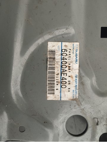 Drzwi tylne prawe Subaru Legacy III sedana (BE, BH) (1998 - 2003) cena, od 176,19 USD