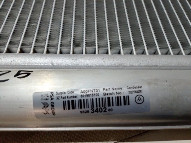 Chłodnica klimatyzacji 9829340280 Peugeot/Citroen