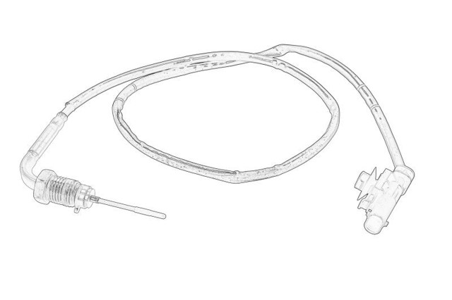 55283044 Fiat/Alfa/Lancia Czujnik temperatury spalin, przed filtrem cząstek stałych