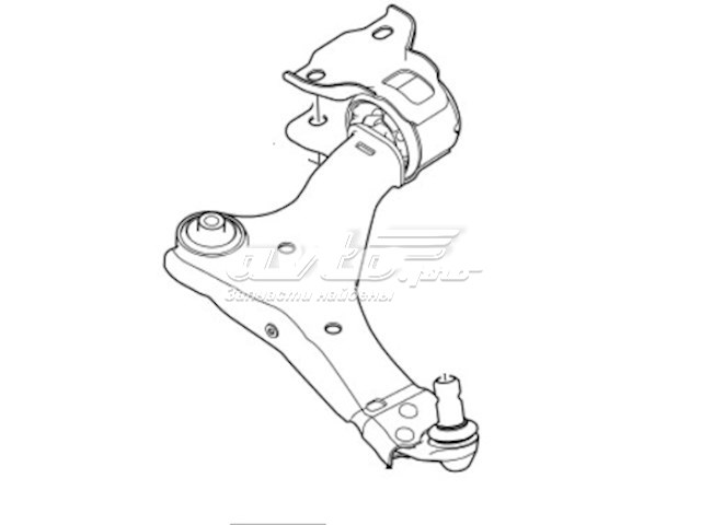 Wahacz zawieszenia przedniego dolny prawy Land Rover LR086107 cena, od 196,52 USD