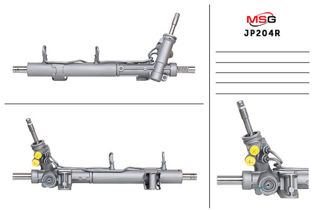 Do koszyka JP204R MSG Rebuilding Listwa kierownicza (maglownica)