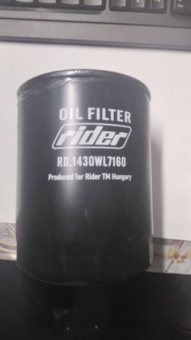 Do koszyka RD1430WL7160 Rider Filtr oleju