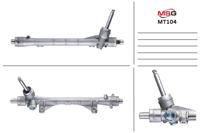Listwa kierownicza (maglownica) MSG MT104 cena, od 158,61 USD