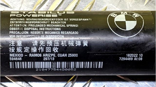 Do koszyka 51247294469 BMW Amortyzator klapy bagażnika (3/5 drzwi-tylnych)