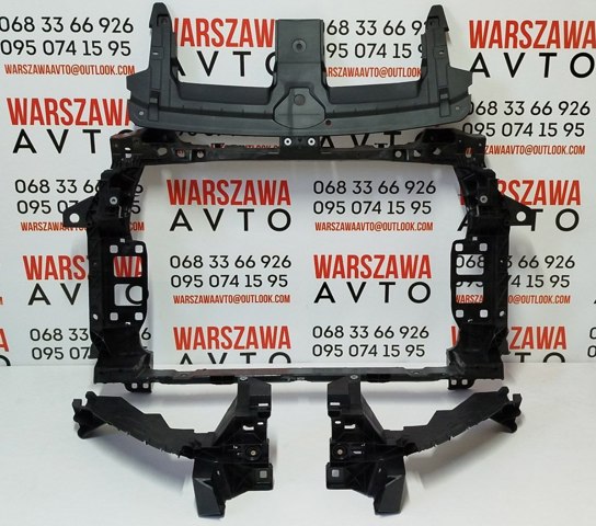 Do koszyka 13K104 Polcar Osłona chłodnicy kompletna (panel mocowania reflektorów)