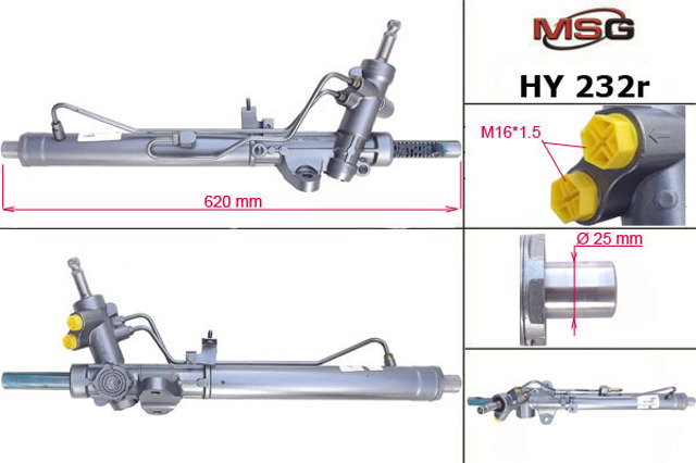 577104L000 Hyundai/Kia Listwa kierownicza (maglownica)