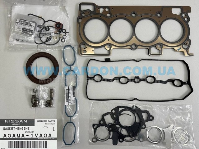 Zestaw uszczelek silnika pełny Nissan/Infiniti A0AMA1VA0A cena, od 210,47 USD