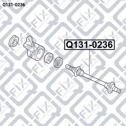 Półoś napędowa przednia prawa Q-fix Q1310236 cena, od 56,81 USD