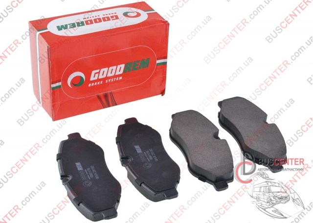 Klocki hamulcowe przednie tarczowe RM1179 Goodrem