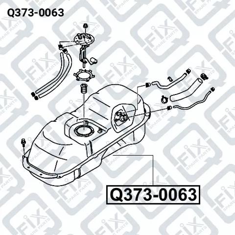 Do koszyka Q3730063 Q-fix Zbiornik paliwa