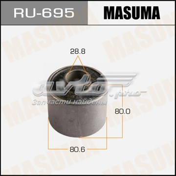 Do koszyka RU695 Masuma Silentblock przedniego wahacza dolnego