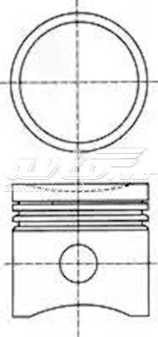 Tłok, komplet do jednego cylindru, STD 8745000000 Nural