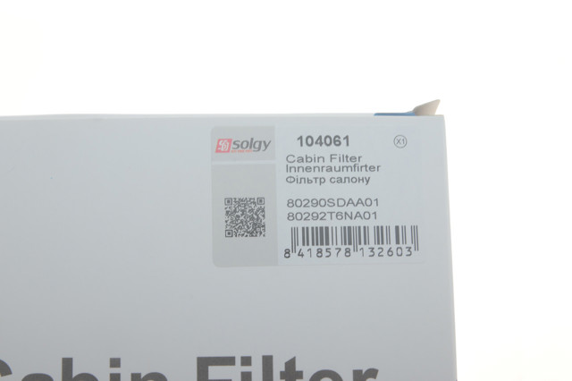 104061 Solgy Filtr kabiny