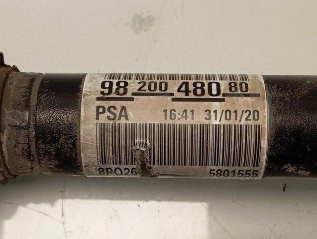 Do koszyka 9820048080 Peugeot/Citroen Półoś napędowa przednia prawa