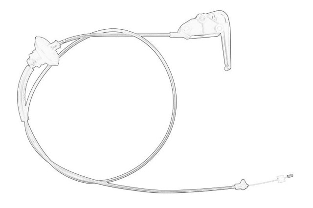 Linka otwierania maski do Peugeot 301  