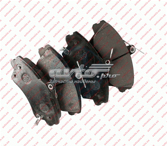 Klocki hamulcowe przednie tarczowe T113501080AC Chery